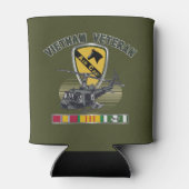 1e Cavalry Division Vietnam Veteraan Blikjeskoeler (Achterkant)