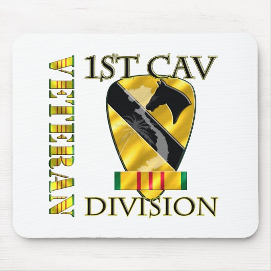 1e Cavalry Division Vietnam Veteraan Muismat (Voorkant)