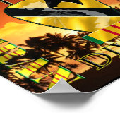 1e Cavalry Division Vietnam Veteraan Poster (Hoek)