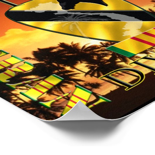 1e Cavalry Division Vietnam Veteraan Poster (Hoek)