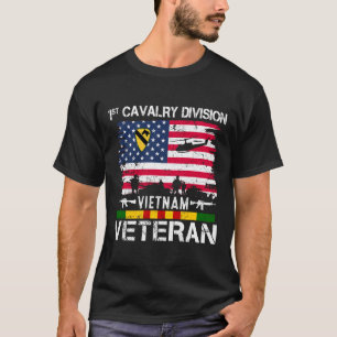  1e Cavalry Division Vietnam Veteraan T-shirt