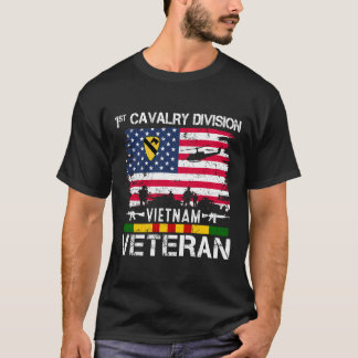 1e Cavalry Division Vietnam Veteraan T-shirt