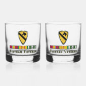 1e Cavalry Division Vietnam Whisky Glas (Voorkant)
