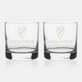 1e Cavalry Division Vietnam Whisky Glas (Achterkant)