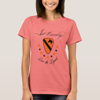 1e Cavalry, leef de Legend Gold T-shirt