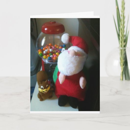 1e CHRISTMAS Feestdagen Kaart (Voorkant)