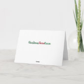 ***1e CHRISTMAS **TWINEE BABY BOYS** Feestdagen Kaart (Achterkant)