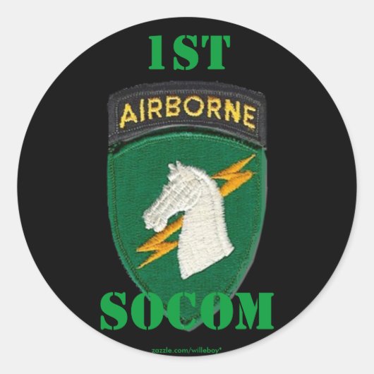 1e commando Sticker speciale operaties (Voorkant)