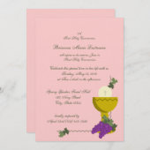 1e Communie Kelk Kaart (Voorkant / Achterkant)