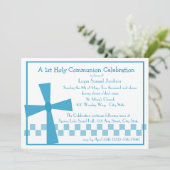 1e Communie Kruis Kaart (Staand voorkant)