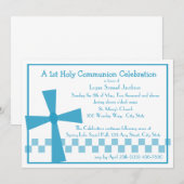 1e Communie Kruis Kaart (Voorkant / Achterkant)