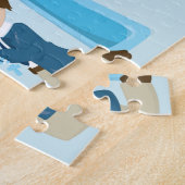 1e Communistische Gepersonaliseerde Naam Puzzle Legpuzzel (Zijkant)