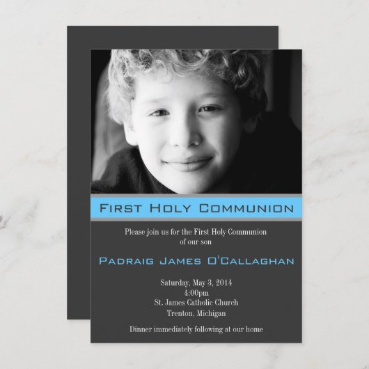 1e communistische uitnodiging (Voorkant / Achterkant)