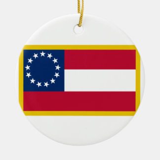 1e Confederale vlag Keramisch Ornament