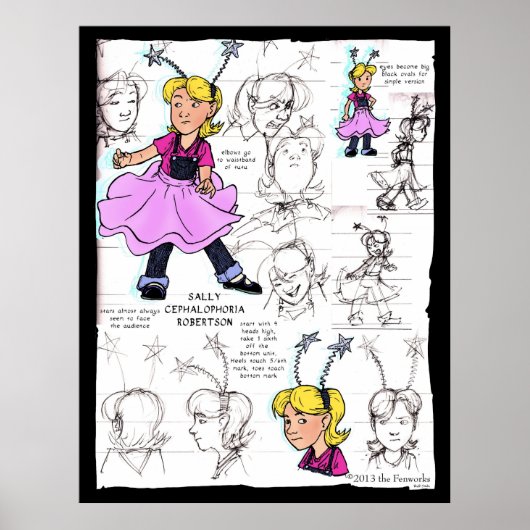 1e contactblad voor Sally Robertson Poster (Voorkant)