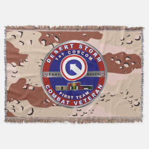 1e Corps Ondersteuningscommando Desert Storm-veter Deken