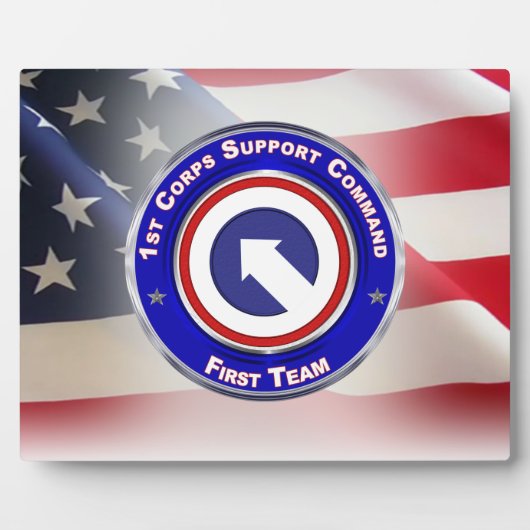 1e Corps-supportopdracht Fotoplaat (Voorkant)