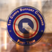 1e Corps-supportopdracht  Raamsticker (Vel 2)