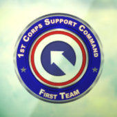 1e Corps-supportopdracht Raamsticker (Vel 3)