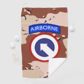 1e COSCOM Desert Storm-veteraan Golfhanddoek (Insitu)