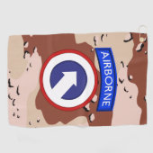 1e COSCOM Desert Storm-veteraan Golfhanddoek (Horizontaal)