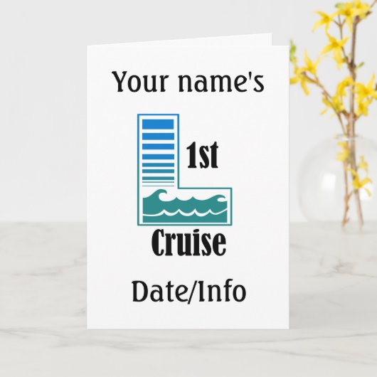 1e cruise kaart (Gele Bloem)