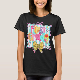 1e dag van de 1e klas preppy ck naar school eerste t-shirt