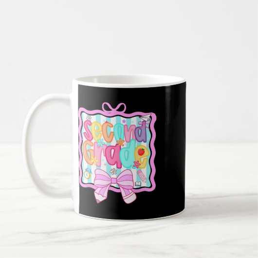 1e dag van de 2e klas preppy  koffiemok (Links)