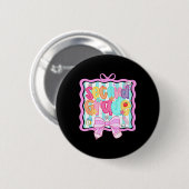 1e dag van de 2e klas preppy ronde button 5,7 cm (Voorkant /achterkant)