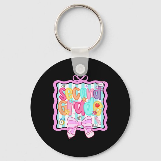 1e dag van de 2e klas Preppy Sleutelhanger (Voorkant)