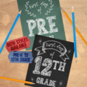 1e dag van de 8e klas, eerste dag terug naar schoo foto afdruk