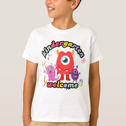 1e dag van de kleuterschool t-shirt (Voorkant)
