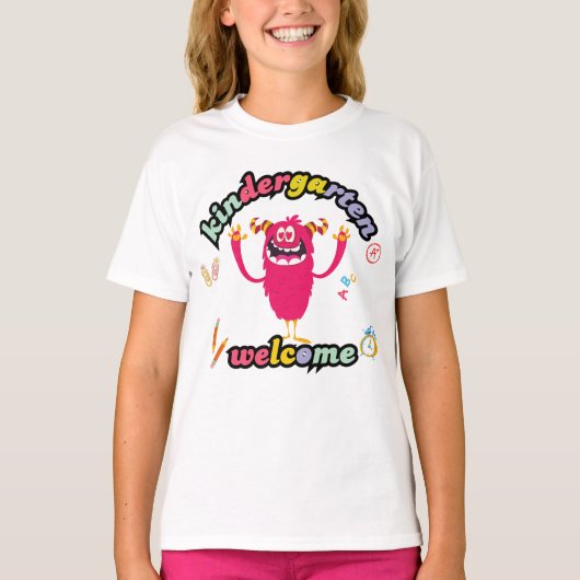 1e dag van de kleuterschool t-shirt (Voorkant)