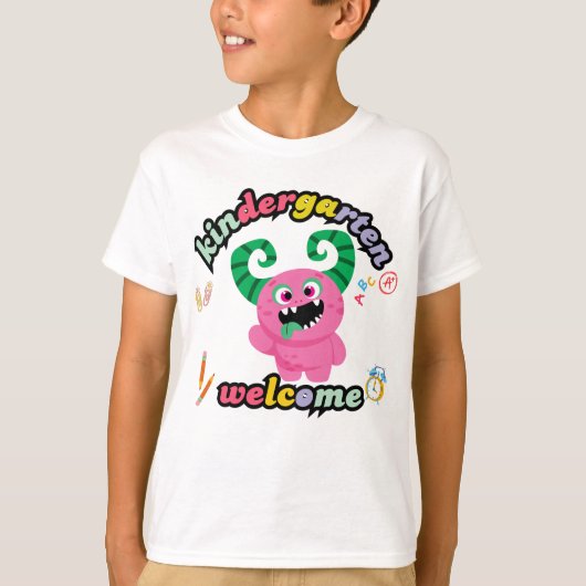 1e dag van de kleuterschool t-shirt (Voorkant)