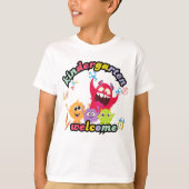 1e dag van de kleuterschool t-shirt (Voorkant)
