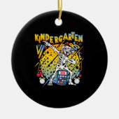 1e dag van de school kleuterschool vibes Dalmatisc Keramisch Ornament (Voorkant)
