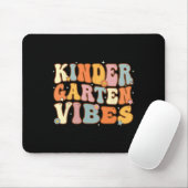 1e dag van de school kleuterschool Vibes student o Muismat (Met muis)