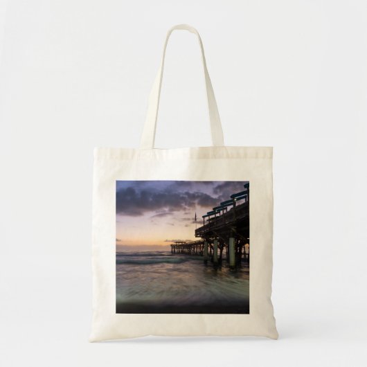 1e Dawn Cocoa Pier Tote Bag (Voorkant)