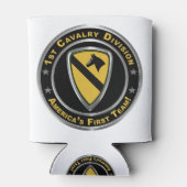 1e divisie Cavalry Blikjeskoeler (Achterkant)