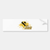 1e divisie Cavalry Bumpersticker (Voorkant)