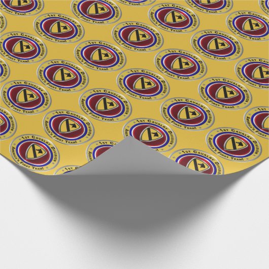 1e divisie Cavalry Cadeaupapier (Hoek)