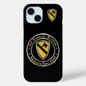 1e divisie Cavalry Case-Mate iPhone Case (Achterkant)