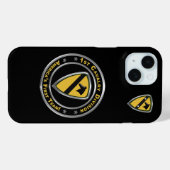 1e divisie Cavalry Case-Mate iPhone Case (Achterkant (horizontaal))