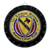 1e divisie Cavalry Dartbord (Voorkant)