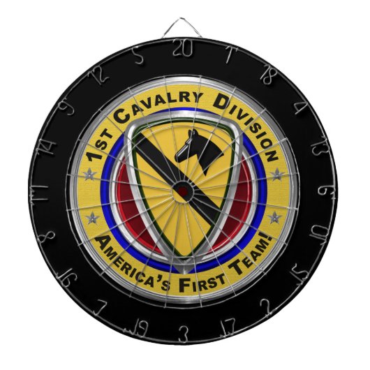 1e divisie Cavalry Dartbord (Voorkant)