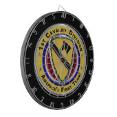 1e divisie Cavalry Dartbord (Voorkant Links)