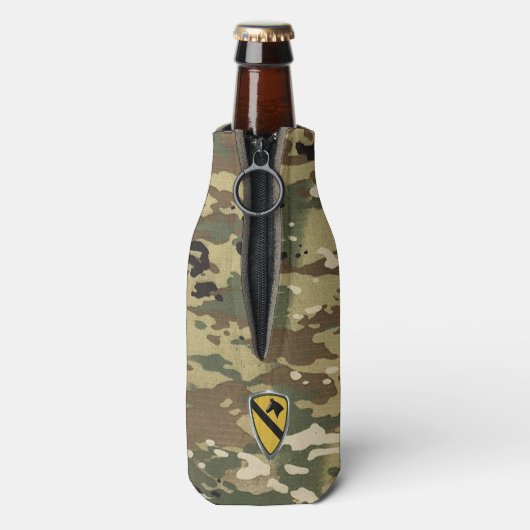 1e divisie Cavalry Flesjeskoeler (Fles Achterkant)