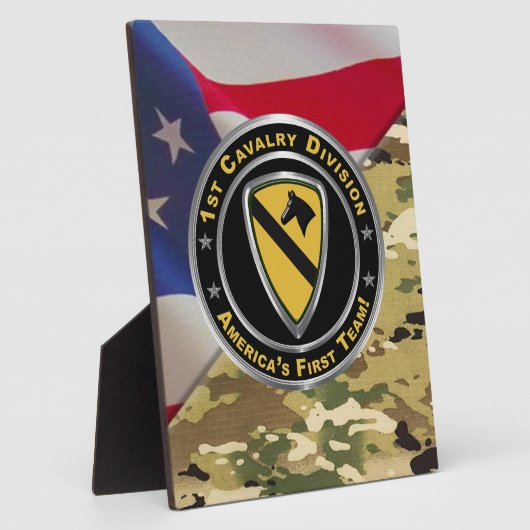 1e divisie Cavalry Fotoplaat (Zijkant)