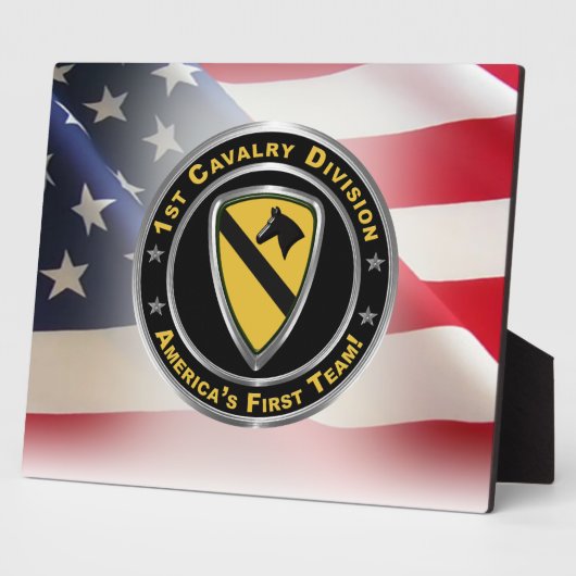 1e divisie Cavalry Fotoplaat (Zijkant)