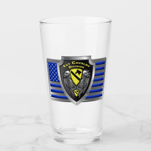 1e divisie Cavalry Glas (Voorkant)